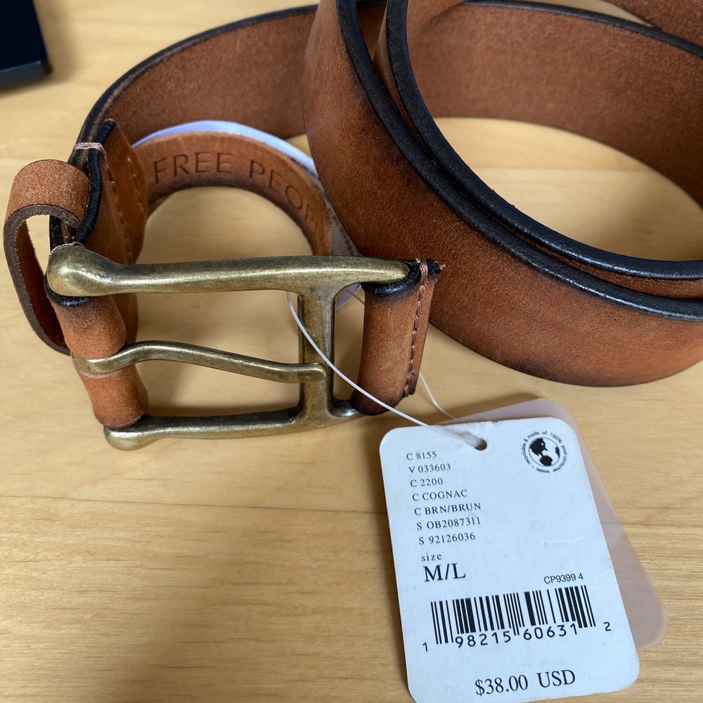 Free people carraway leather belt